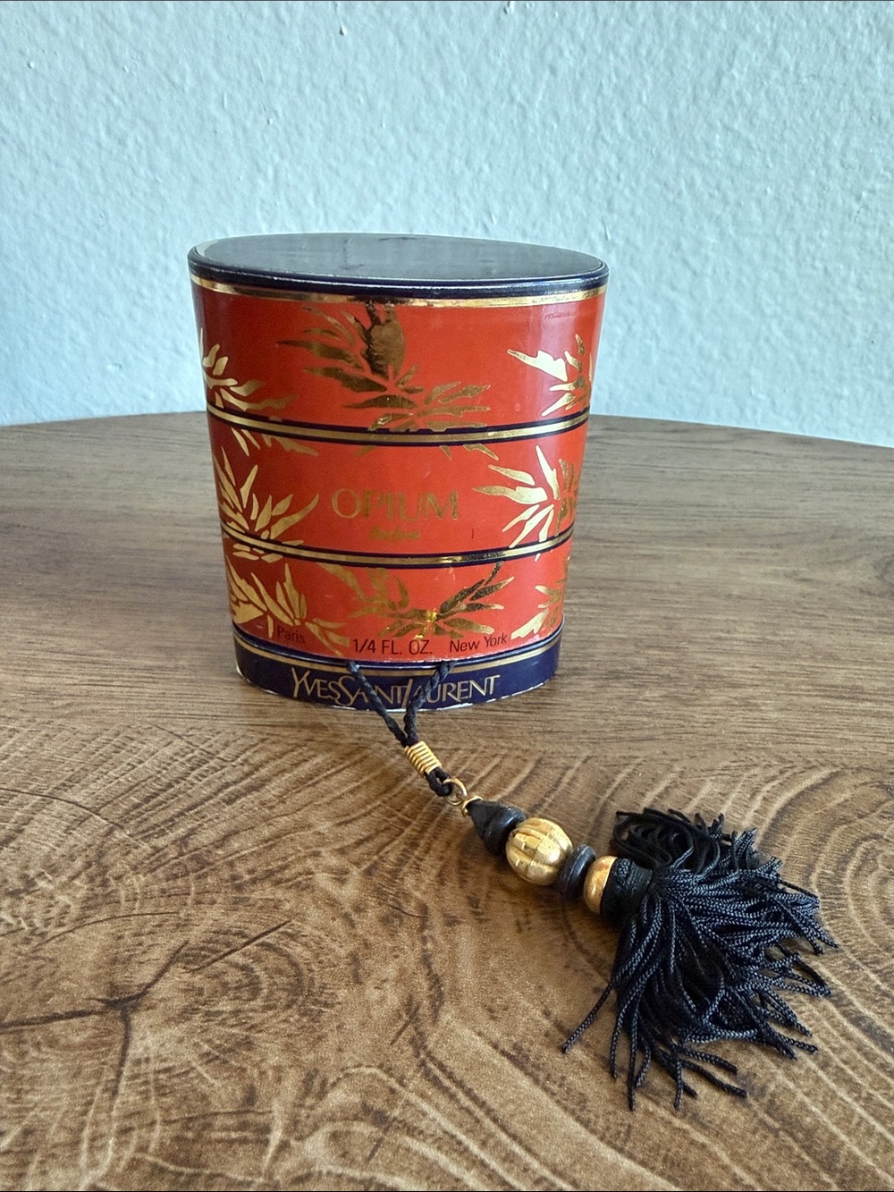 Yves Saint Laurent Perfume Vintage Opium Perfume 30mL Paris Tassel